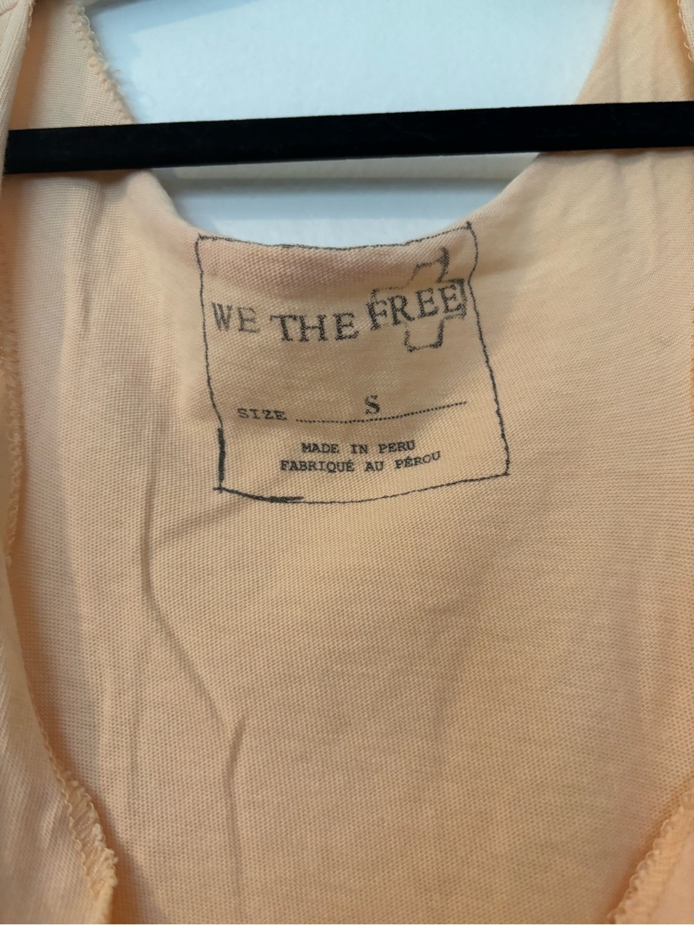 We The Free Peach Graphic Lion Tank Top - Picture 2 of 2